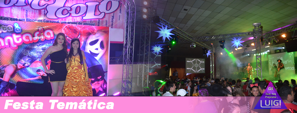 Festa Tem&aacute;tica com DJ da Luigi Eventos